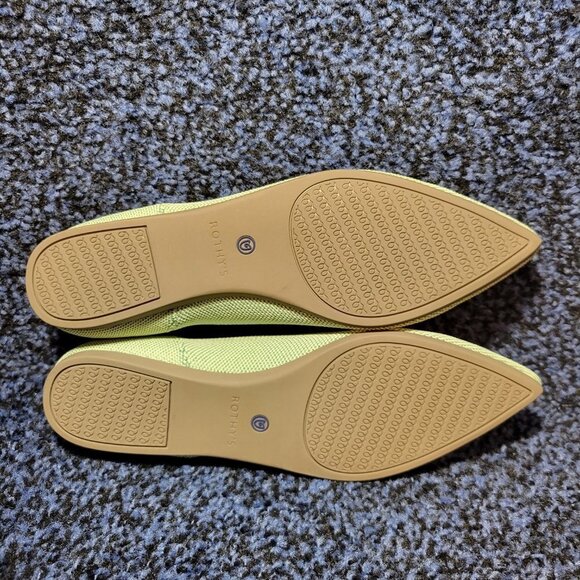 Rothys The Point Women's Size 7 US Mint Green Pointed Toe Slip on Flat Shoes - Picture 6 of 13